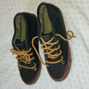Sperry Top-sider leather hifh-top lace-up shoes sz 5 women's